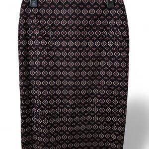 Lord & Taylor Geometric Patterns‎ Long Pencil Skirt Size 2 work office